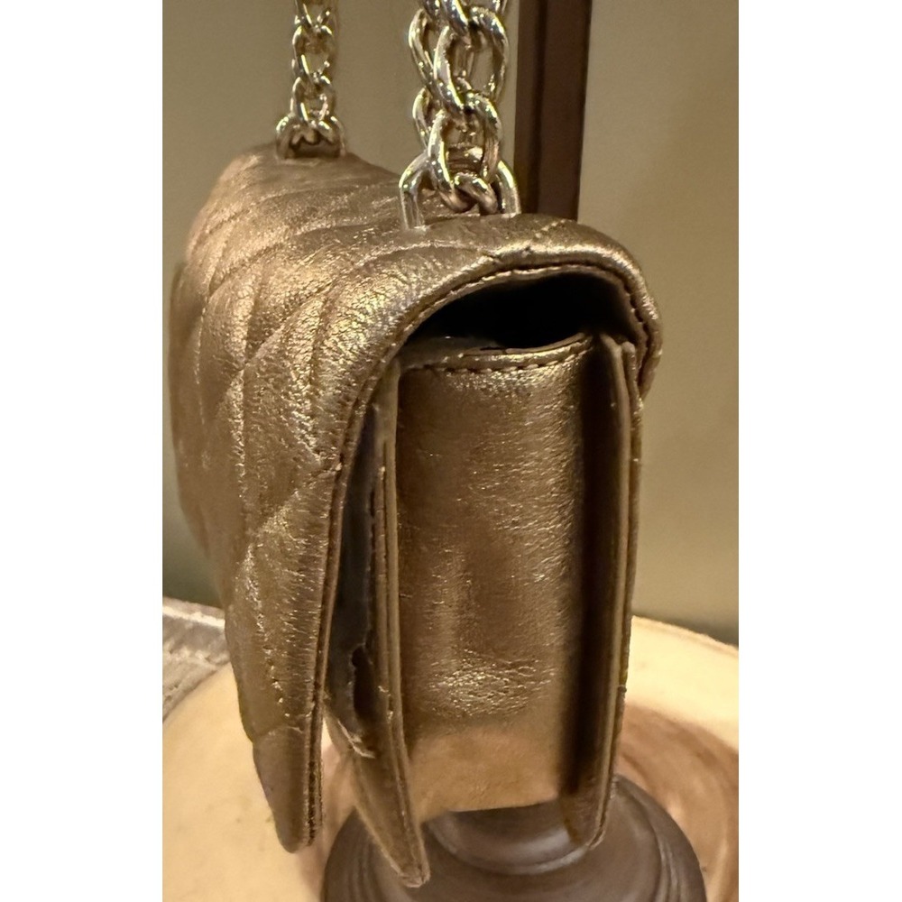 Kate Spade Gold Quilted Leather Mini Emerson Place Vivenna Crossbody Bag - Picture 11 of 15